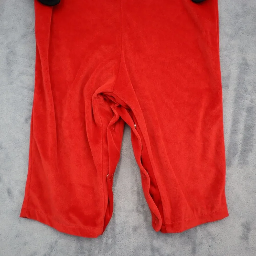 Devil Halloween Costume Kids Multicolor Long Sleeve Hooded Half Zip Outfit
